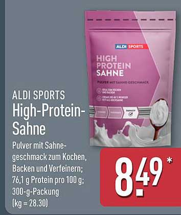 ALDI SPORTS High-Protein-Sahne