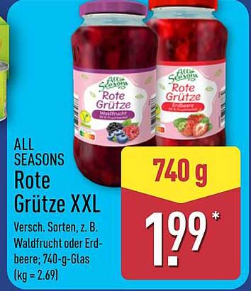 ALL SEASONS Rote Grütze XXL