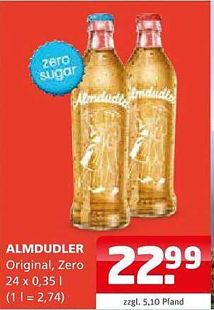ALMDUDLER Original, Zero 24 x 0,35 l (1 l = 2,74)