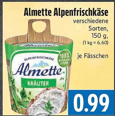 Almette Alpenfrischkäse
