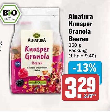 Alnatura Knusper Granola Beeren 350 g