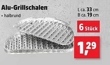 Alu-Grillschalen