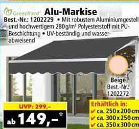 Alu-Markise
