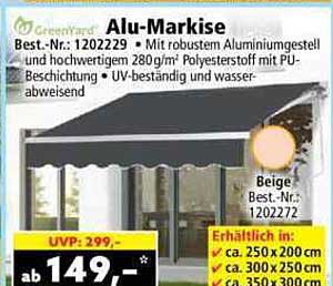 Alu-Markise