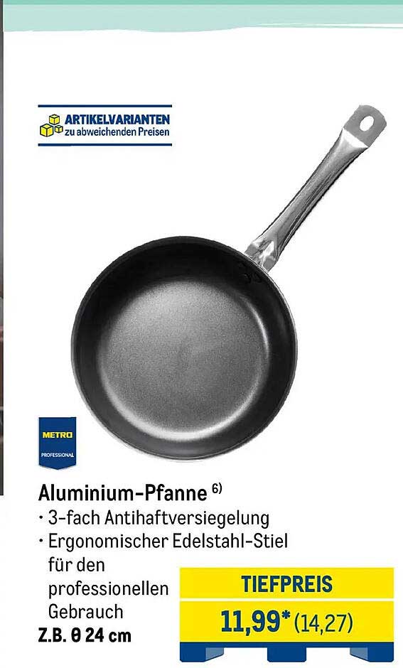 Aluminium-Pfanne