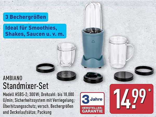 AMBIANO Standmixer-Set