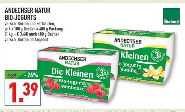 ANDECHSER NATUR BIO-JOGURTS
