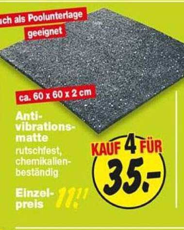 Anti-Vibrationsmatte