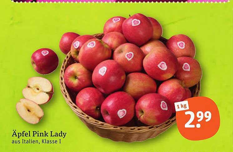 Äpfel Pink Lady