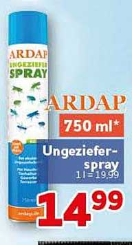 ARDAP Ungeziefer-Spray 750 ml*