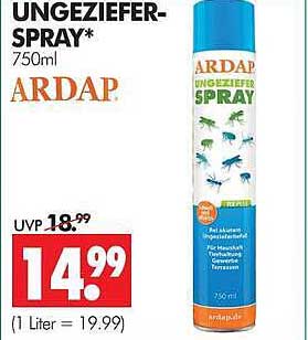 ARDAP UNGEZIEFER-SPRAY* 750ml