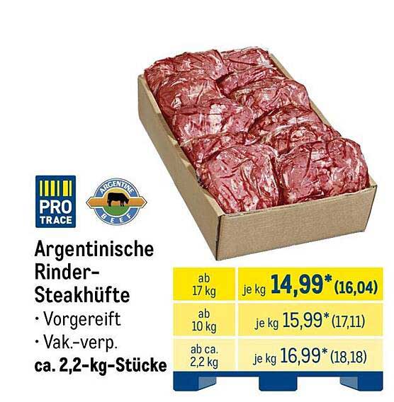 Argentinische Rinder-Steakhüfte