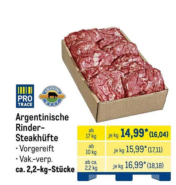Argentinische Rinder-Steakhüfte