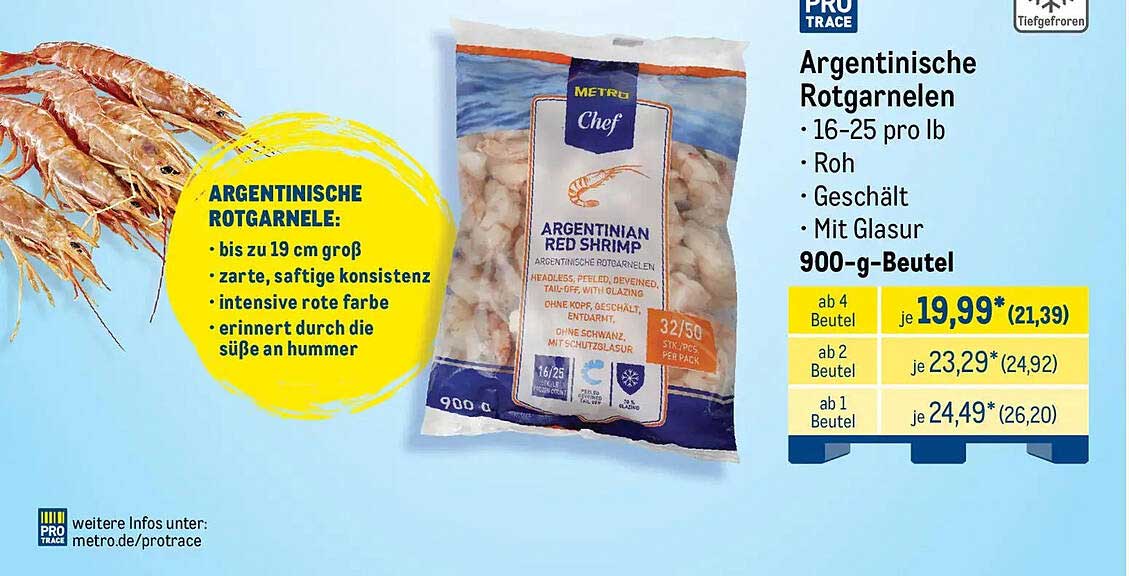 Argentinische Rotgarnelen