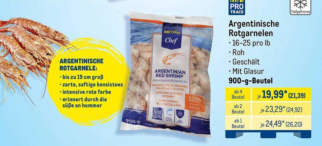 Argentinische Rotgarnelen