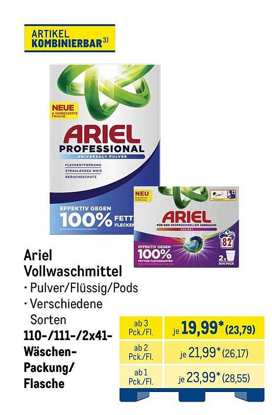 Ariel Vollwaschmittel