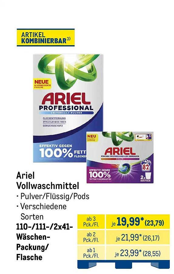 Ariel Vollwaschmittel