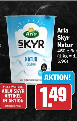 Arla Skyr Natur 450 g Becher