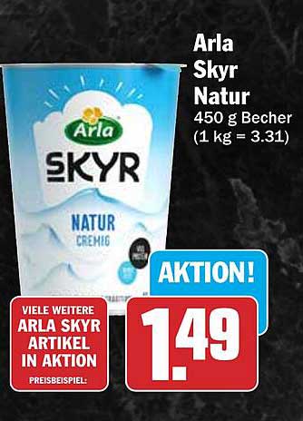 Arla Skyr Natur 450 g Becher