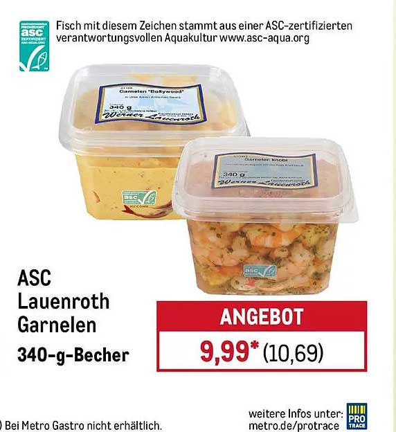 ASC Lauenroth Garnelen 340-g-Becher