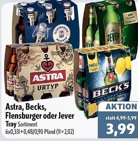 Astra, Becks, Flensburger oder Jever
