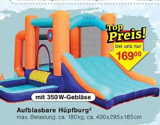 Aufblasbare Hüpfburg