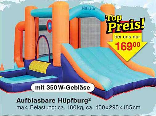 Aufblasbare Hüpfburg