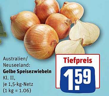 Australien/Neuseeland: Gelbe Speisezwiebeln
