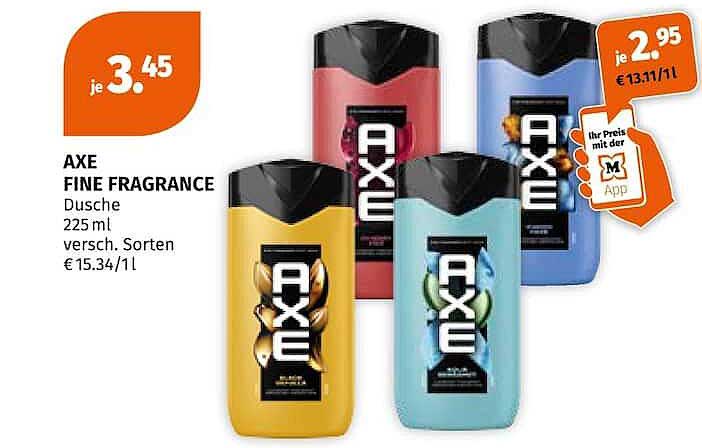 AXE FINE FRAGRANCE Dusche 225 ml versch. Sorten
