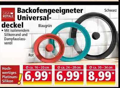 Backofengeeigneter Universal-deckel