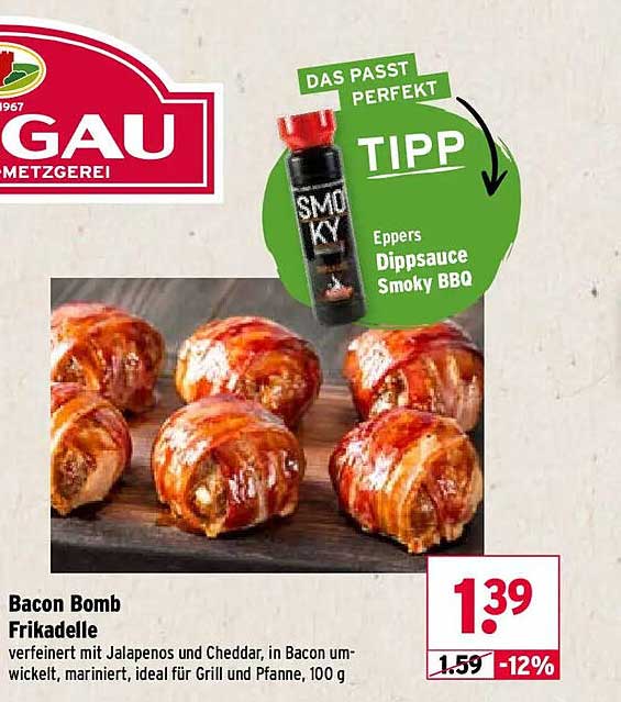 Bacon Bomb Frikadelle