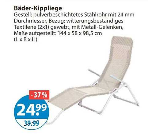 Bäder-Kippliege