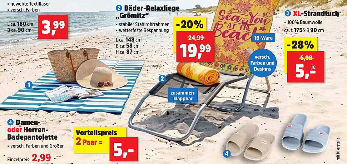 Bäder-Relaxliege „Grömitz“