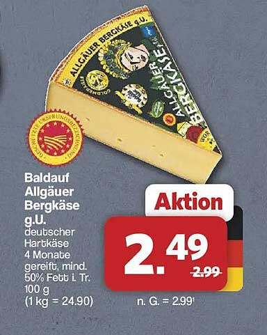 Baldauf Allgäuer Bergkäse g.U.