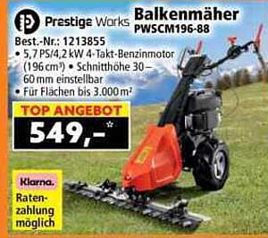 Balkenmäher PWSCM196-88