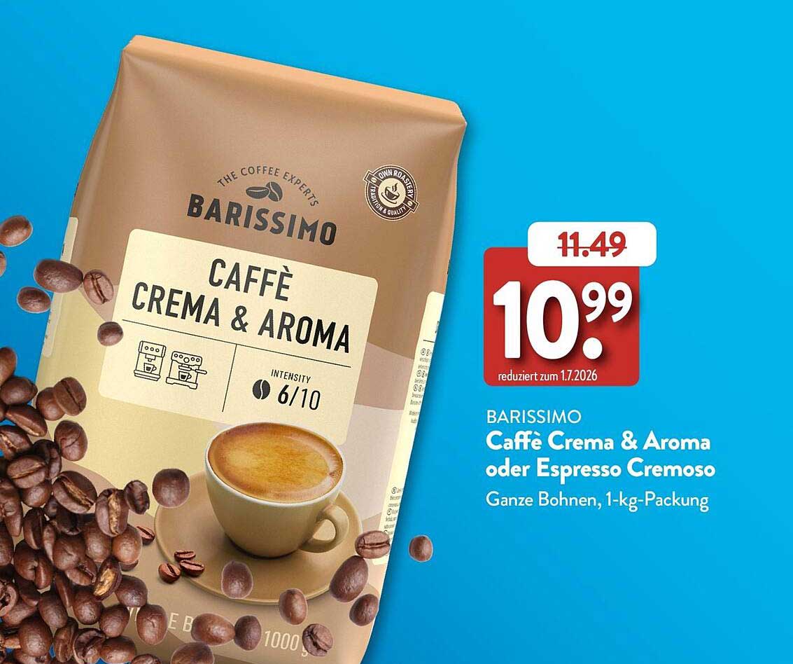 BARISSIMO Caffè Crema & Aroma oder Espresso Cremoso