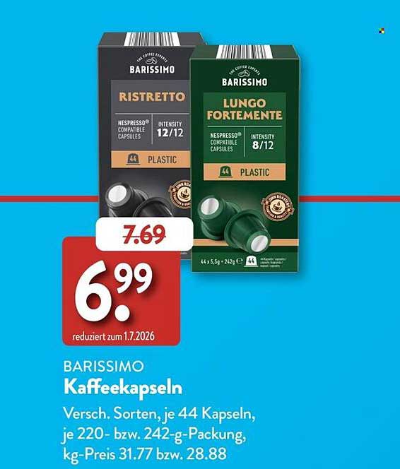 BARISSIMO Kaffeekapseln