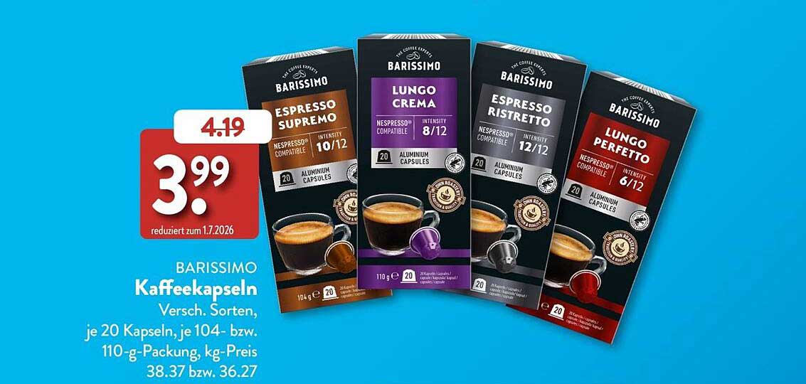 BARISSIMO Kaffeekapseln
