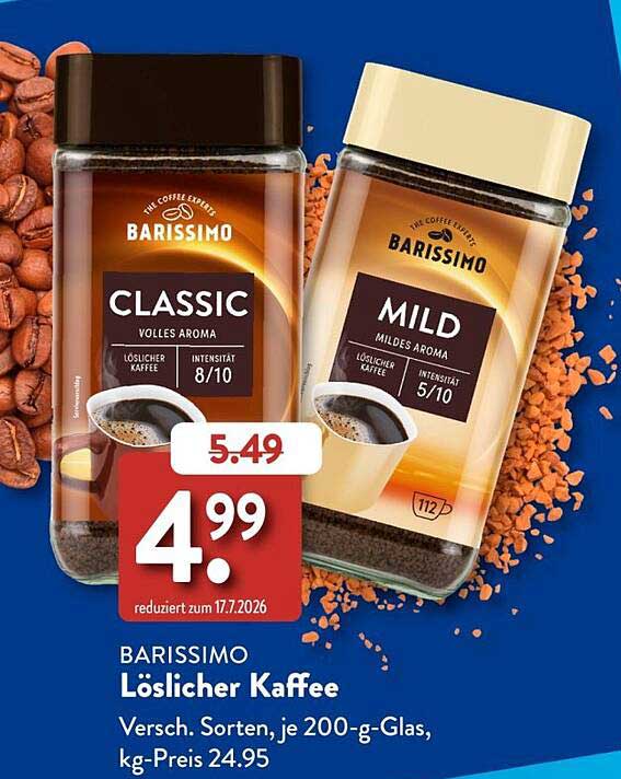 BARISSIMO Löslicher Kaffee