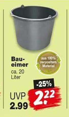 Bau-eimer ca. 20 Liter