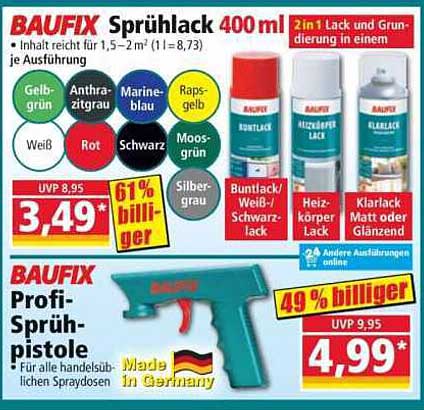 BAUFIX Sprühlack 400 ml