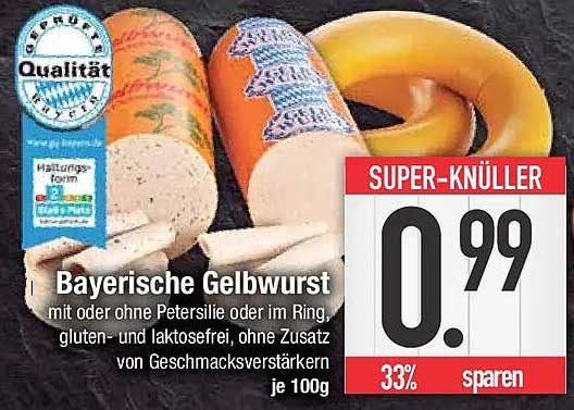 Bayerische Gelbwurst