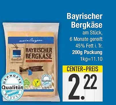 Bayerischer Bergkäse