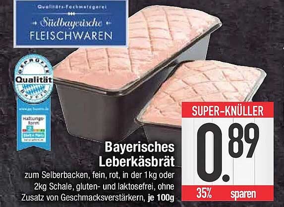 Bayerisches Leberkäsbrät