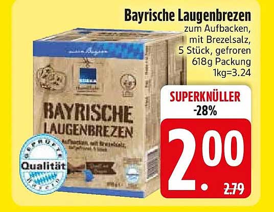 Bayrische Laugenbrezen