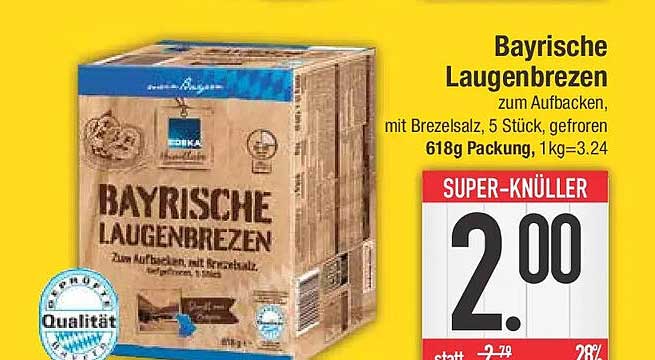 Bayrische Laugenbrezen
