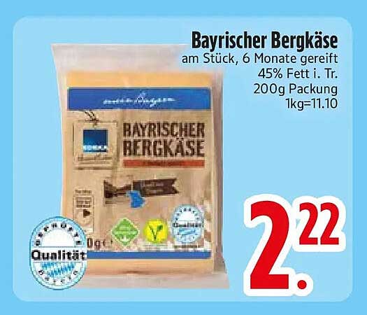 Bayrischer Bergkäse