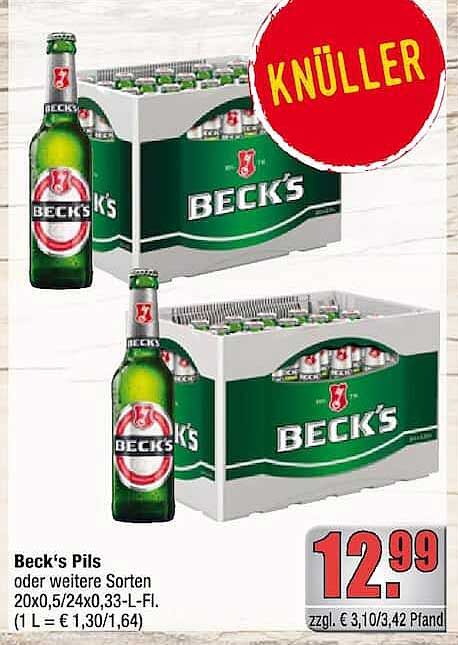 Beck's Pils oder weitere Sorten