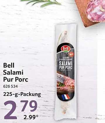 Bell Salami Pur Porc 225-g-Packung