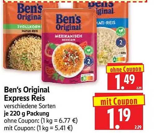 Ben’s Original Express Reis